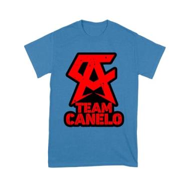 Imagem de Camiseta Team Canelo Alvarez Boxing Champion Supporter - Mostre seu orgulho de lutador, Azul royal, M