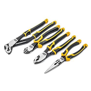 Imagem de GEARWRENCH Conjunto de alicates mistos de material duplo Pitbull de 4 peças - 82203C