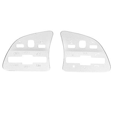 Imagem de 2 Pçs Botão do Volante do Carro Guarnição Redonda Botão do Volante Guarnição Capa Substituição para a B C e Classe 2020