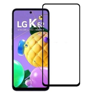 Imagem de Película De Vidro 3D para LG K52 / K62 Resistente Cobre a Tela Toda - 