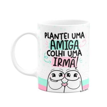 Imagem de Caneca Flork Amigas  - Plantei uma amiga, colhi uma irmã! - JPS INFO