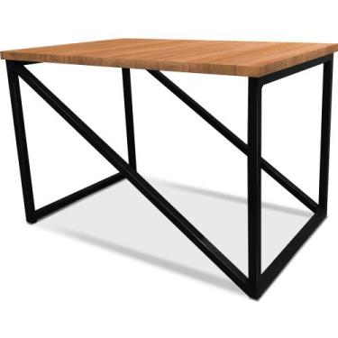 Imagem de Mesa De Centro Viena Retangular Para Sala Decor Madeira MDF Compacta -