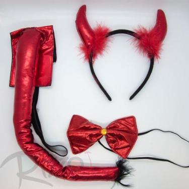 Imagem de Kit Fantasia Carnaval - Diabinha - Mod:6263  - 01 unidade - Rizzo - NY