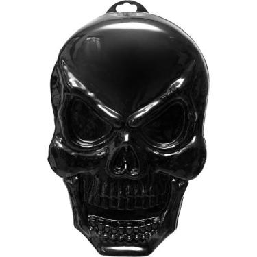 Imagem de Painel Caveira Preto Decoração Halloween Dia dos Mortos Bruxas Pendura