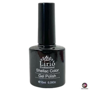 Imagem de Esmalte Em Gel Lirió Unha Profissional Color Polish PRETO