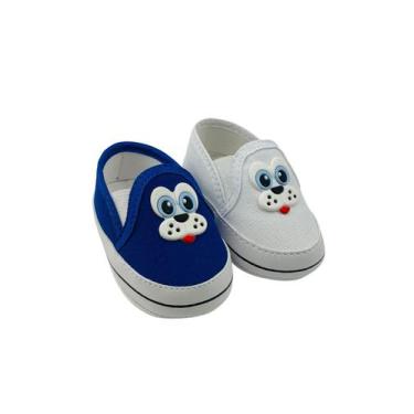 Imagem de Kit Com 2 Pares Sapatinho De Bebê Sapato De Bebê Direto Da Fabrica T53