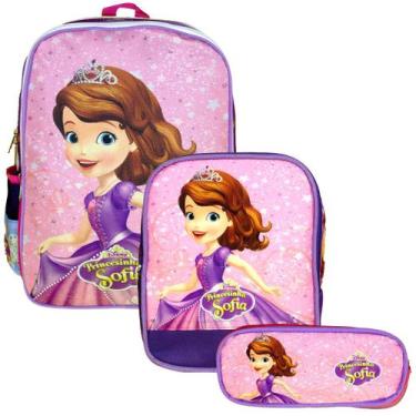 Imagem de Mochila Infantil Escolar Feminina de Costas Princesa Sofia - TOYS 2U