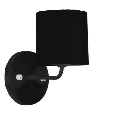 Imagem de Arandela Preta De Cupula Cilíndrica Preta - MARRYLUZ