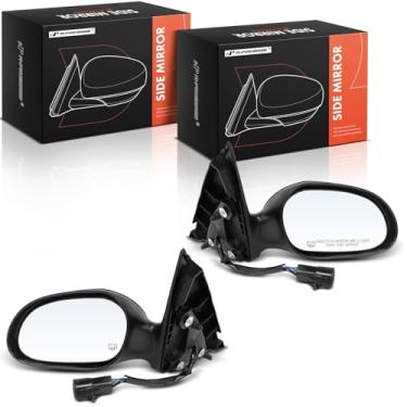 Imagem de A-Premium Par (2) espelhos retrovisores elétricos do lado do motorista e do passageiro - compatível com Ford Taurus 2002-2006 e Mercury Sable 2002-2005 - aquecido, não dobrável, preto com luz de poça