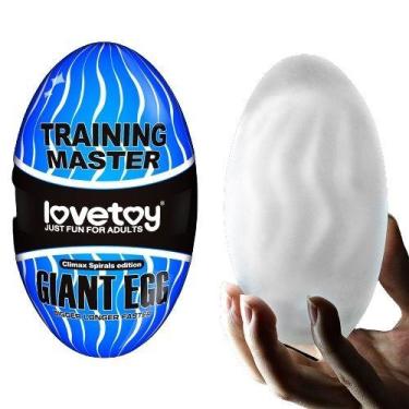 Imagem de Masturbador Giant Egg Climax Spirals - Lovetoy, Transparente