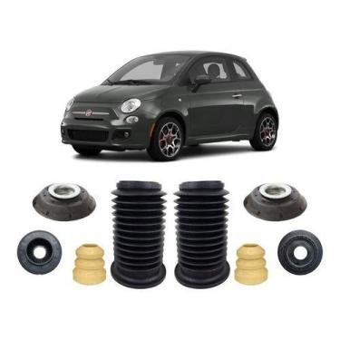 Imagem de 2 Kit Batente Coxim Dianteiro Fiat 500 Mexicano 2012 2013 14 - QualyKi