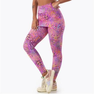 Imagem de Calça Legging Saia Suplex Estampada Fitness Academia Tapa Bumbum - JAV