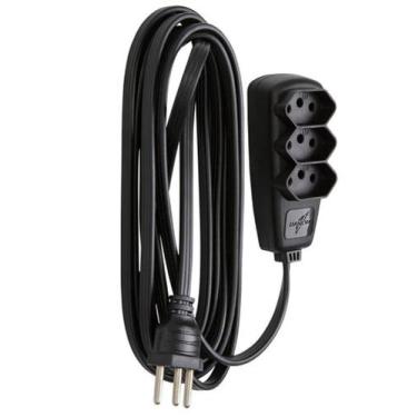 Imagem de Extensão 2m  preta liderplus ref.9917 - JETCON