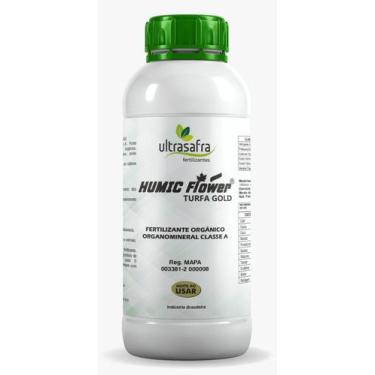 Imagem de Turfa Gold Líquida Fertilizante Adubo Via Solo 1 Litro - Ultrasafra