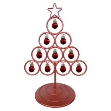 Imagem de Árvore Claus do Amor em tons de Rosê Gold de 30cm. - Brilha Natal e Wa