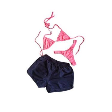 Imagem de Biquini Asa Delta Levanta bumbum Verão 2023 com shorts - Ana revestime