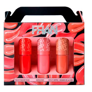 Imagem de Kit Fran by Franciny Ehlke Glosslicious (3 Produtos)