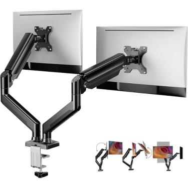 Imagem de Suporte de Braço Articulado Para Monitor Duplo, Para Telas de 17 a 32 Polegadas, 2 Monitores