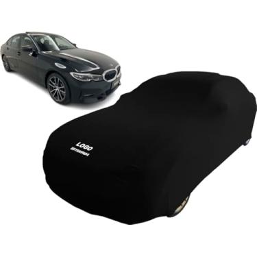Imagem de Capa Automotiva Para Proteção Bmw 330i Tecido Lycra (Preto)