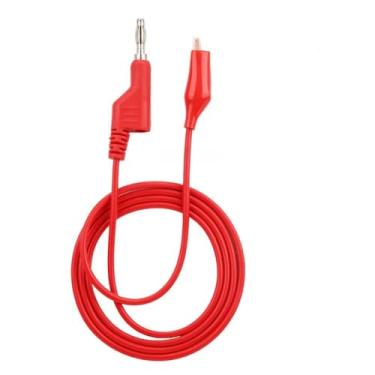 Imagem de Kit Empilhável de Teste de Clipe de Banana 4mm 1m para Cabo de Teste de Multímetro