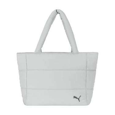Imagem de PUMA Bolsa de pelúcia, cinza claro, Cinza claro frio, Bolsa de pelúcia