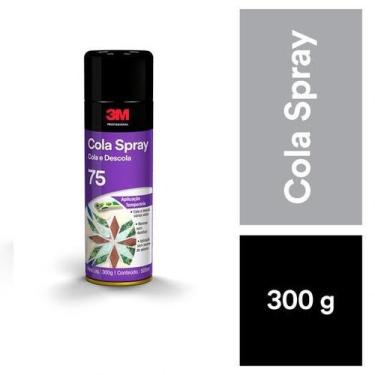 Imagem de Adesivo Spray 75  Cola e Descola - Ideal Para Artesanatos - 3M