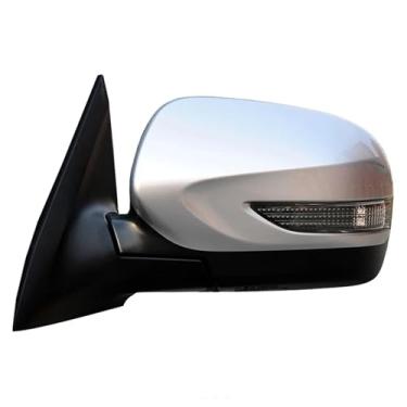 Imagem de Espelho retrovisor externo do carro, acessórios para Subaru Forester 2011 2012, pisca-pisca LED aquecido, espelho lateral dobrável automático 9 pinos(9 Wire Left-02)