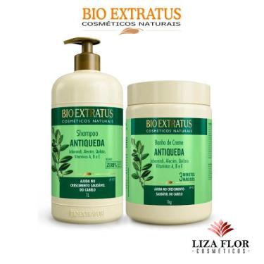 Imagem de Kit Shampoo + Banho de Creme Jaborandi Bio Extratus 1kg