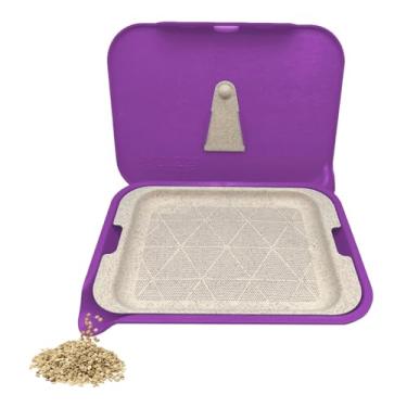 Imagem de Santa Cruz Shredder Kit de bandeja com bico para fácil enchimento, bordas arredondadas lisas - pequeno (roxo)