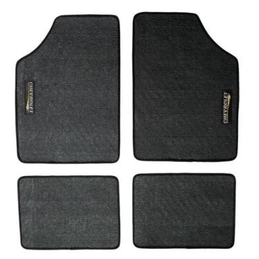 Imagem de Tapete Universal Chevrolet Emborrachado P/ Onix Celta Monza Cruze Fáci