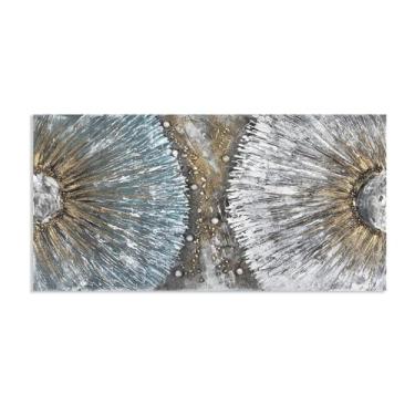 Imagem de SDYJ6GSW Pintura a óleo de tamanho grande, vista abstrata, pintura em tela, cuadros, sala de estar, arte de parede moderna, trabalho para quarto, imagens decorativas 140 x 70 cm (56 x 28 pol) pôster