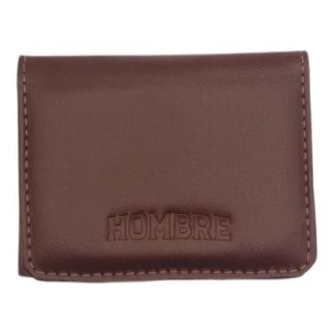 Imagem de Carteira Masculina Compacta material sintético RFID 6 Cartões CNH Nota