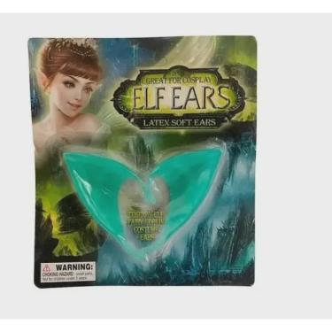 Imagem de Par Orelhas De Elfo Neon Fluorescente ou Fada p/ Cosplay Fantasia