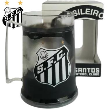 Imagem de Caneca Gel Santos Futebol Clube Mantém Sua Bebida Gelada