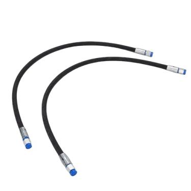 Imagem de Mangueiras de válvula de desvio de escavadeira de 2PCS, mangueiras de válvula de desvio hidráulica de 32 pol. para miniescavadeira chinesa de 1 a 2 toneladas, interface de 1/4