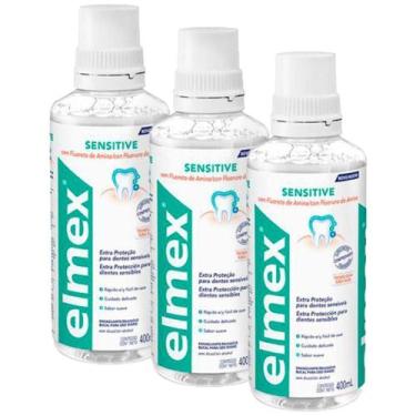 Imagem de Kit C/ 3 Enxaguante Bucal Elmex Sensitive 400ml