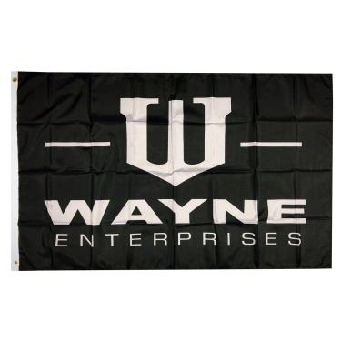 Imagem de Mountfly Bandeira do Batman Wayne Enterprises 9 x 12 cm Caverna