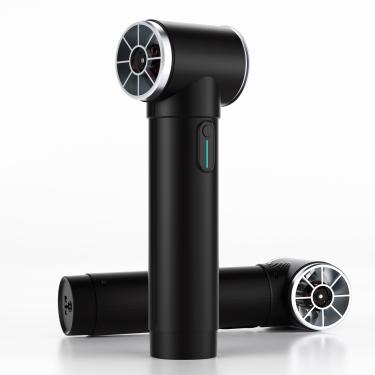 Imagem de Soprador de secador turbo de tamanho grande para carro e quintal, soprador de folhas elétrico sem fio de 600W e 50 mm, 4 velocidades, impulso máximo de 900 g, para limpeza de poeira de carro, varrer