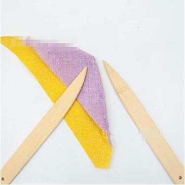 Imagem de YJIUYUANQ Tailors Clapper for Ironing Madeira Clapper Colchas de Madeira Lei Prensa e Costura Ferramenta de Achatamento Absorve a Umidade da Ferramenta de Ferro a Vapor, 2 Peças