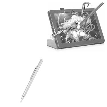 Imagem de BoxWave Caneta Stylus compatível com Frunsi T11 PRO - Caneta Stylus capacitiva FineTouch, caneta Stylus super precisa - prata metálica