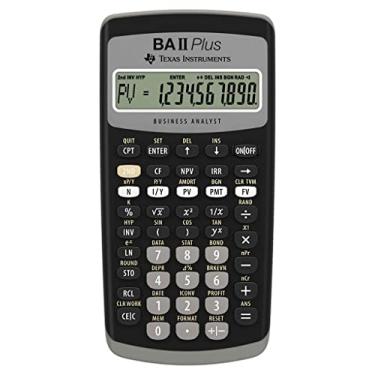 Imagem de Calculadora financeira avançada (Texas Instruments) (BA II Plus)