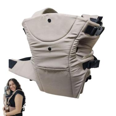 Imagem de Canguru Carregador Bebe Criança Sentado Bolso Alça Ajustavel Passeio V