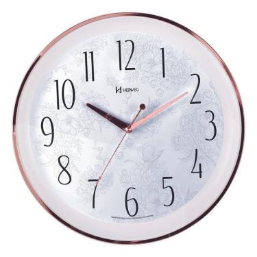 Imagem de Relógio De Parede Herweg Tic-tac 35cm Rosé 6810 único