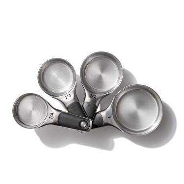 Imagem de 4 Xícaras Medidoras Em Inox Com Imã Oxo