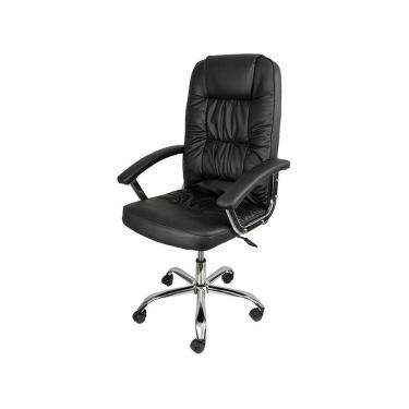 Imagem de Cadeira Or-3311 Alta Com Assento Em Pu Or Design Preto