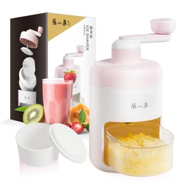 Imagem de ZHANG XIAO QUAN SINCE 1628 Desde Máquina De Raspar Gelo E Raspadinha Com Manivela, Manual Raspar, Portátil Para Uso Doméstico - Sem Bpa