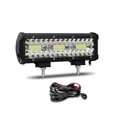 Imagem de Willpower Barra De Luz Led 9" 180 W, Holofote, Feixe Combinado 12 V 24 V, Luzes Direção Off-Road, À Prova D'Água, Faróis Neblina Para 4X4, Caminhão, Carro, Quadriciclo, Suv, Veículo, Barco Com Chico