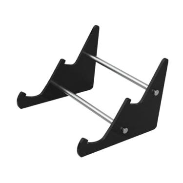 Imagem de FVDPWYE Suporte de Teclado Mecânico para Exibição de Teclado, Bandeja com Economia de Espaço, Rack de Armazenamento Profissional para Mesa de Estudo E Escritó, 2 Camadas Preto