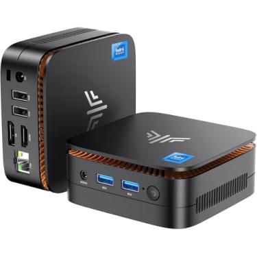 Imagem de KAMRUI Mini PC E1, W-11 Pro 12º N150 Mini Computadores de Mesa (Beat N97/N95, até 3,6 GHz), Mini PC 16GB RAM 1TB SSD, Desktop PC Suporte 4K HDMI+DP, Mini Computador com Dual WiFi, Business Home Office