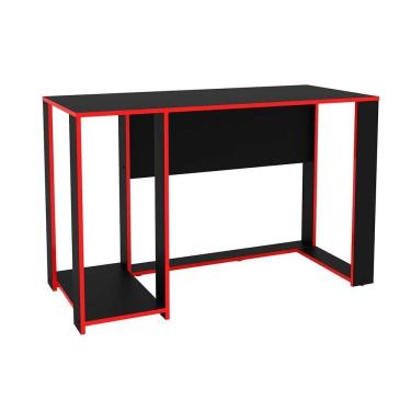 Imagem de Mesa Computador Gamer Singapura Preto/Vermelho - Politorno